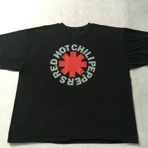 #7 Uniqlo Red Hot Chili Peppers T-Shirt 2006 RHCP Rock Tee Music Black